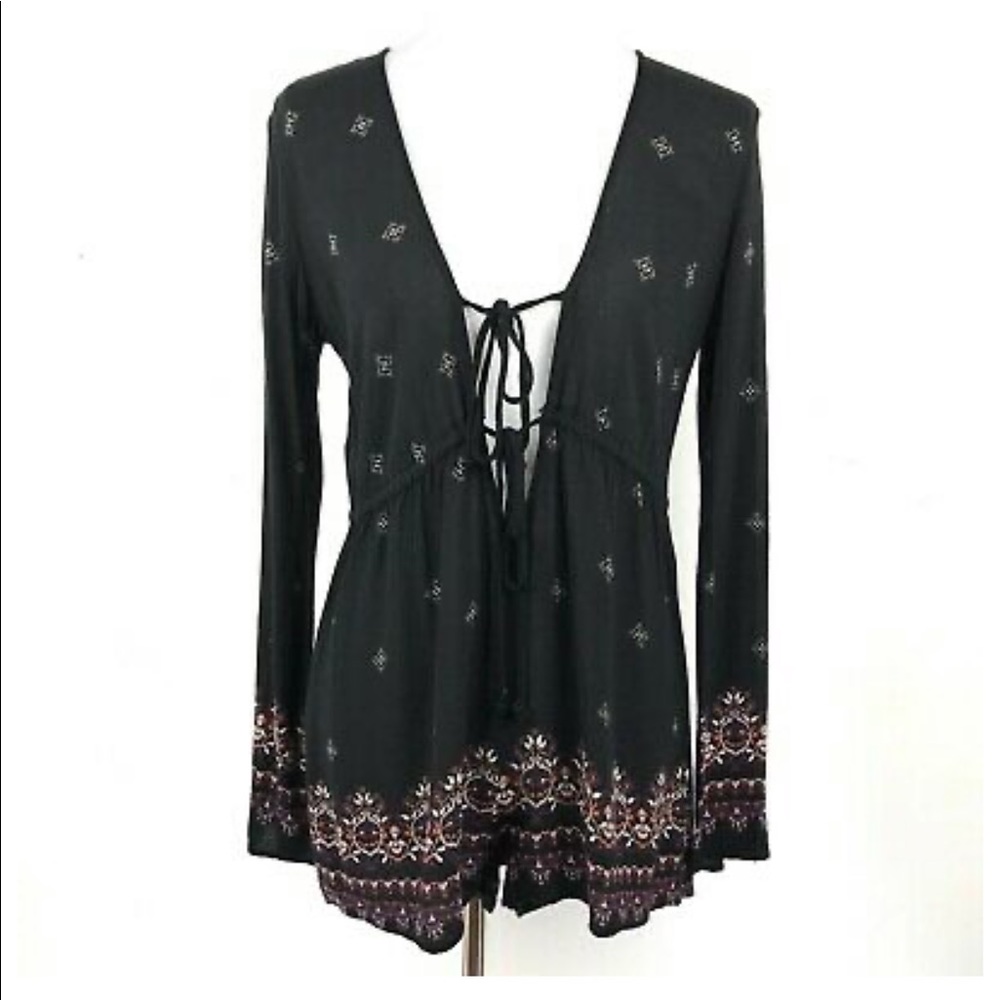 Kendall & Kylie front tie romper.